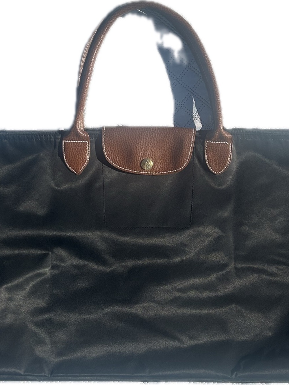 Longchamp Le Pliage Large Shoulder Tote - Black